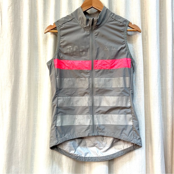 Rapha Cycling vest women’s small grey zip - Picture 1 of 16